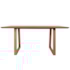 Mesa Milão - Tampo Retangular 200x100cm - Madeira Natural