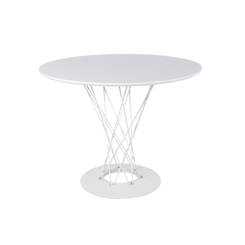 Mesa Noguchi Cyclone - Base Branca -  Branca Mesa Noguchi Cyclone - Base Branca -  Branca