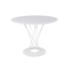 Mesa Noguchi Cyclone - Base Branca - Tampo Redondo 90cm - Branca