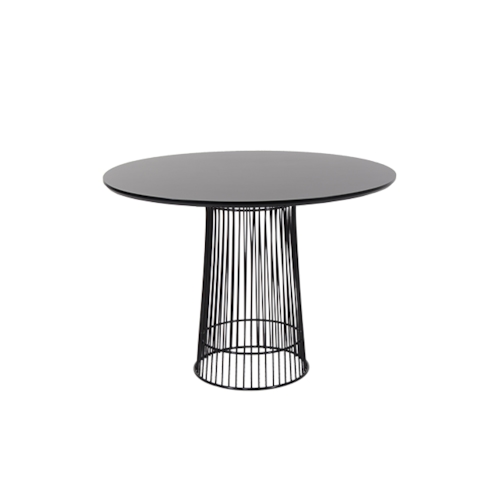 Mesa Platner - Base Preta - Preta