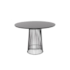 Mesa Platner - Base Preta - Tampo Redondo 90cm - Preta