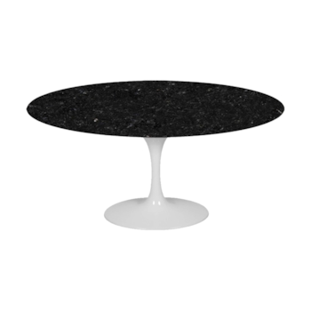 Mesa Saarinen Tulipa Oval - Granito Preto Absoluto