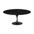 Mesa Saarinen Tulipa Preta - Tampo Oval 244x137cm - Granito São Gabriel