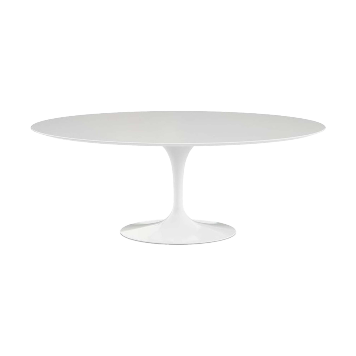 Mesa Saarinen Tulipa Oval - Madeira Branca