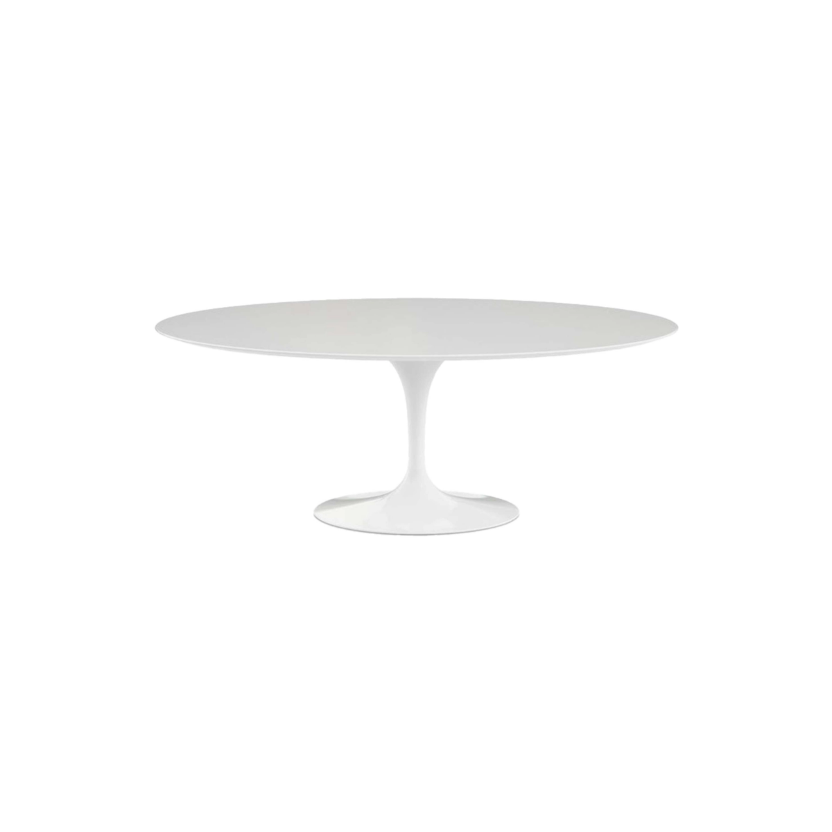 Mesa Saarinen Tulipa Oval - Mármore Branco Prime