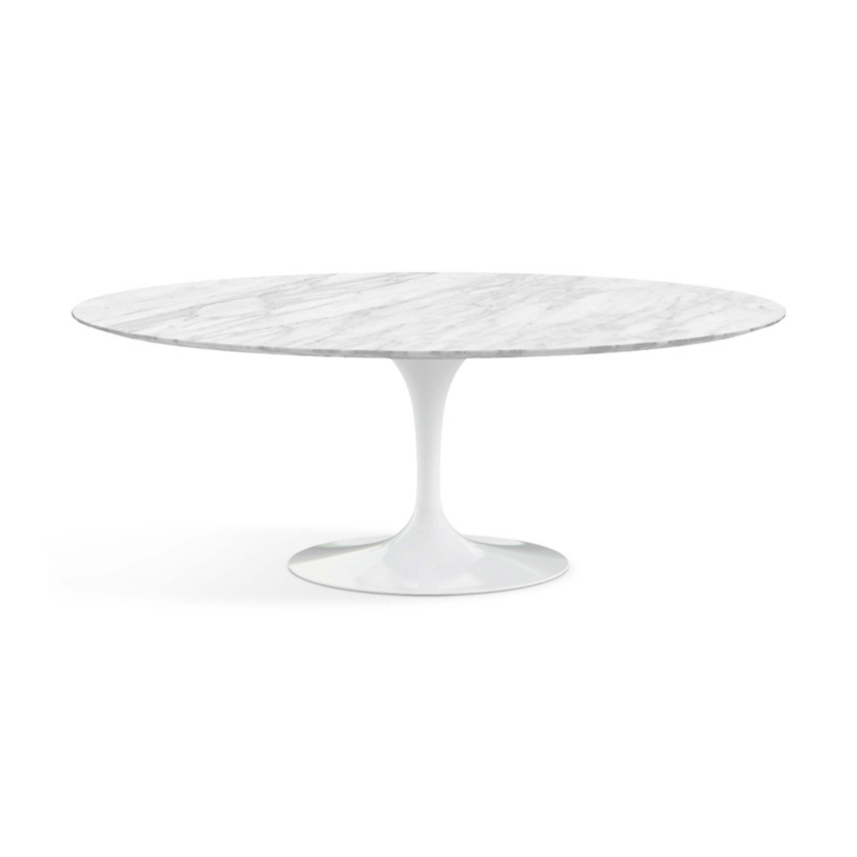 Mesa Saarinen Tulipa Oval - Mármore Carrara