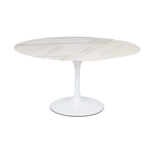 Mesa Saarinen Tulipa Oval - Mármore Espírito Santo
