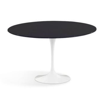 Mesa Saarinen Tulipa Redonda - Granito Preto Absoluto