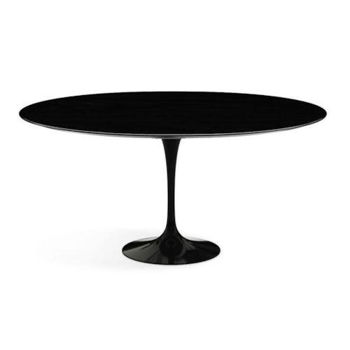 Mesa Saarinen Tulipa Redonda - Granito Preto Absoluto