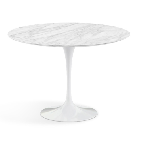 Mesa Saarinen Tulipa Redonda - Mármore Carrara