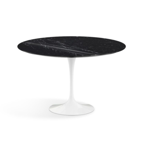 Mesa Saarinen Tulipa Redonda - Mármore Nero Marquina