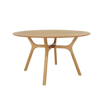 Mesa Serafina Oval - Madeira Natural