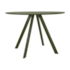 Mesa Square - Base Verde Militar - Tampo Redondo 80cm - Verde Militar