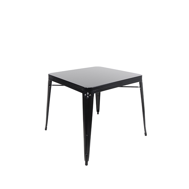 Mesa Tolix - 80cm - Cor Preta - shopshop
