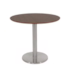 Mesa Vênus - Tampo redondo 80cm - Madeira Escurecida