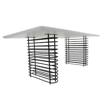 Mesa Wired - Cor Branca