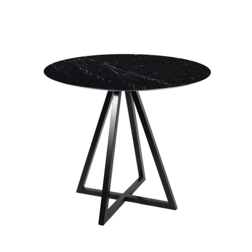 Mesa Zig - Mármore Nero Marquina