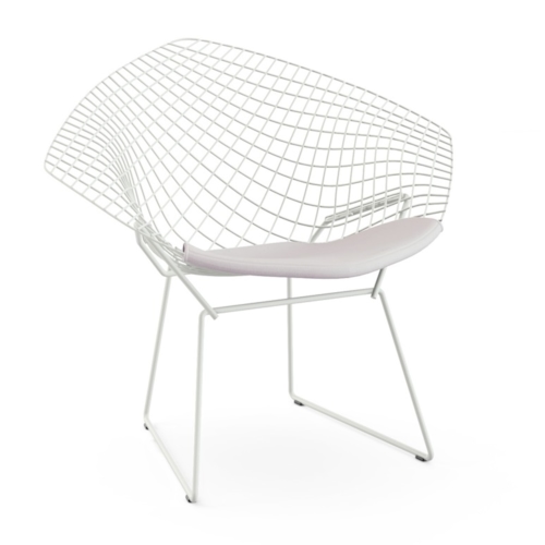 Poltrona Bertoia Diamante - Cor Branca