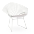 Poltrona Bertoia Diamante -Cor Branca